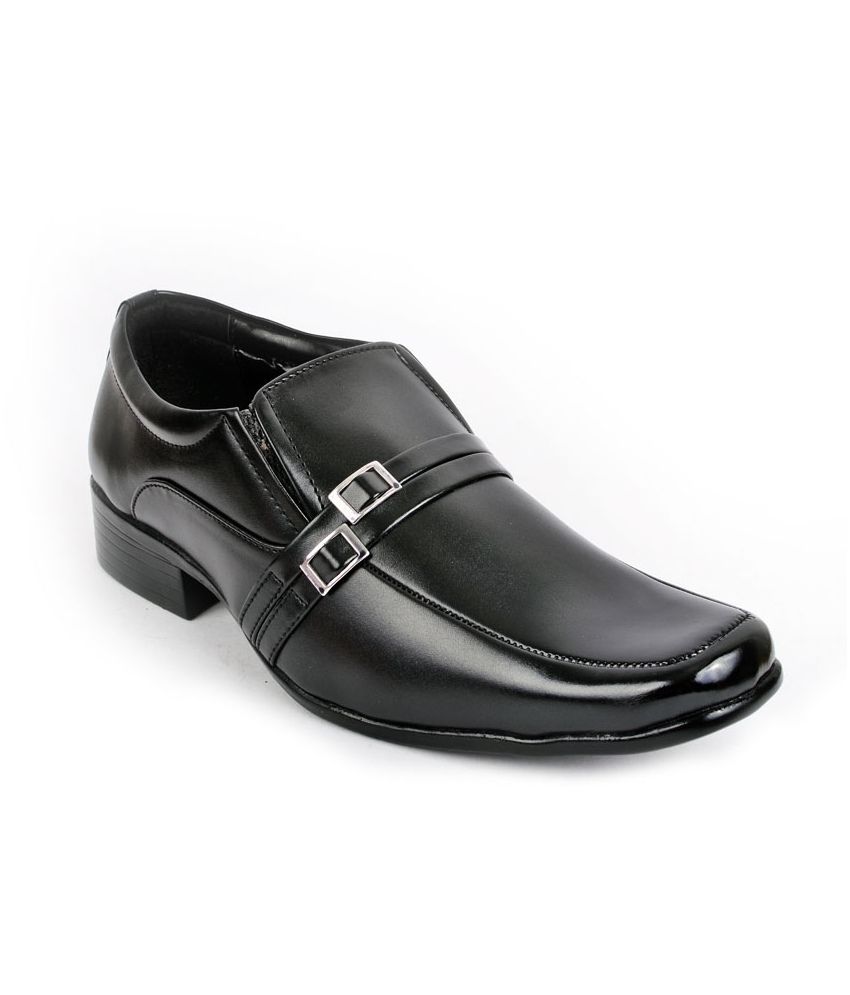 Shoes'n'style Black Men Formal Shoes Price in India- Buy Shoes'n'style ...