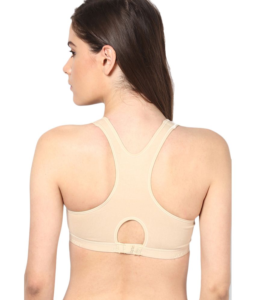 jockey cross back sports bra