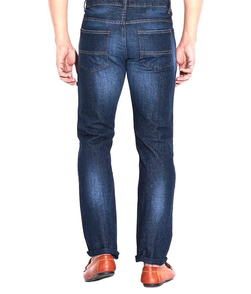 Jeans Expert Blue Cotton Regular Fit Jeans - Buy Jeans Expert Blue ...