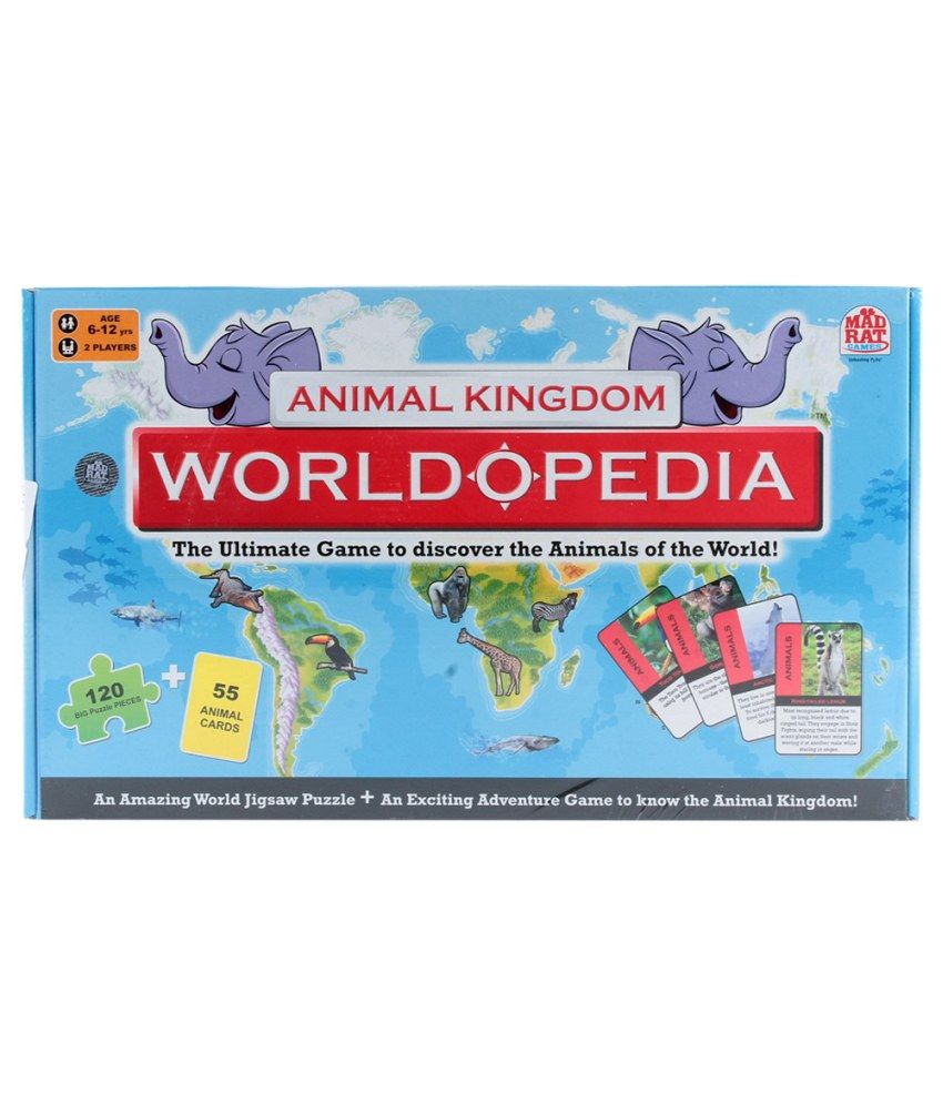 Madrat Games Worldopedia Animal Kingdom Board Game - Buy Madrat Games