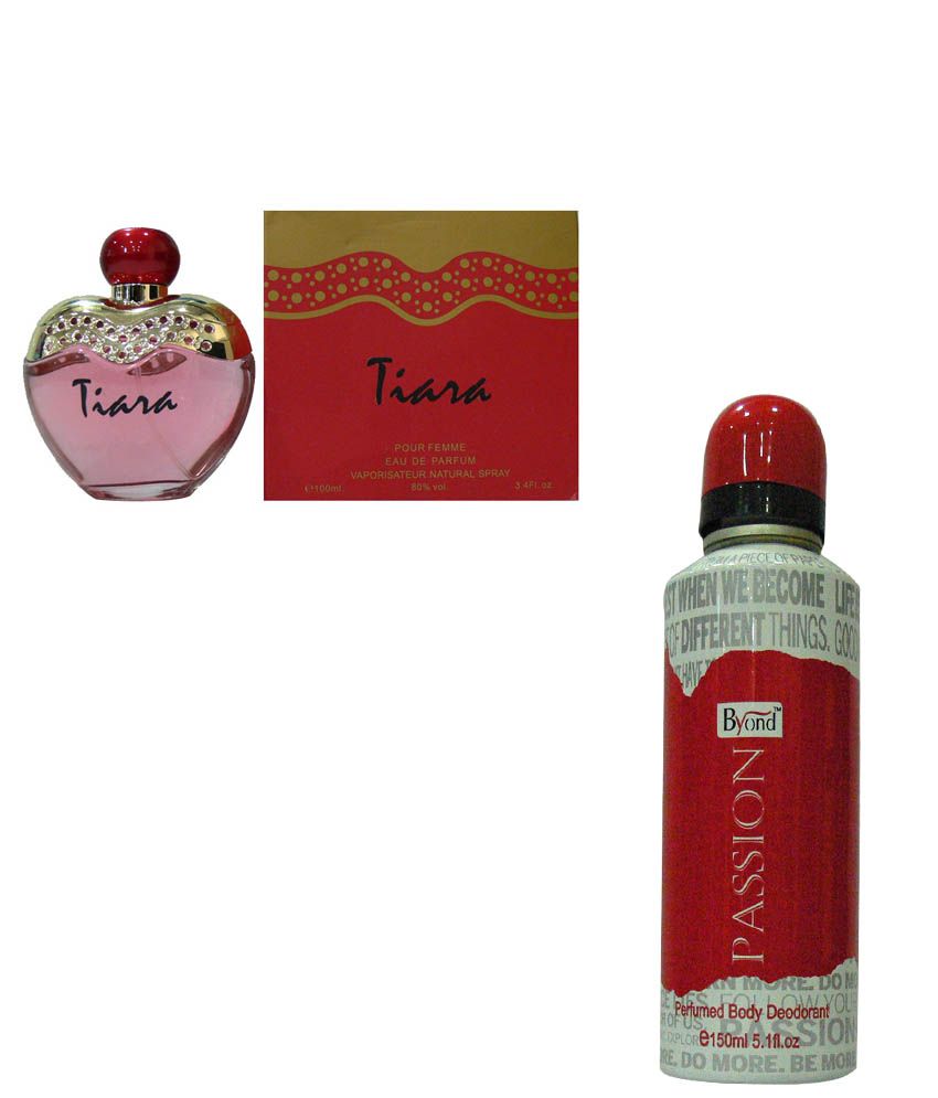 Eternal Combo Of Tiara Divine Perfume For Women And Byond Passion Deo