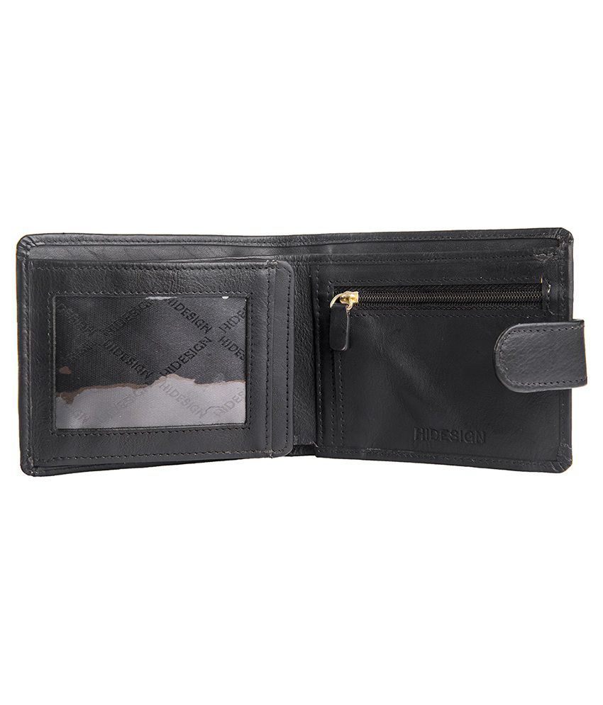 Hidesign 038 Black Leather Card Holder Wallet: Buy Online at Low Price ...