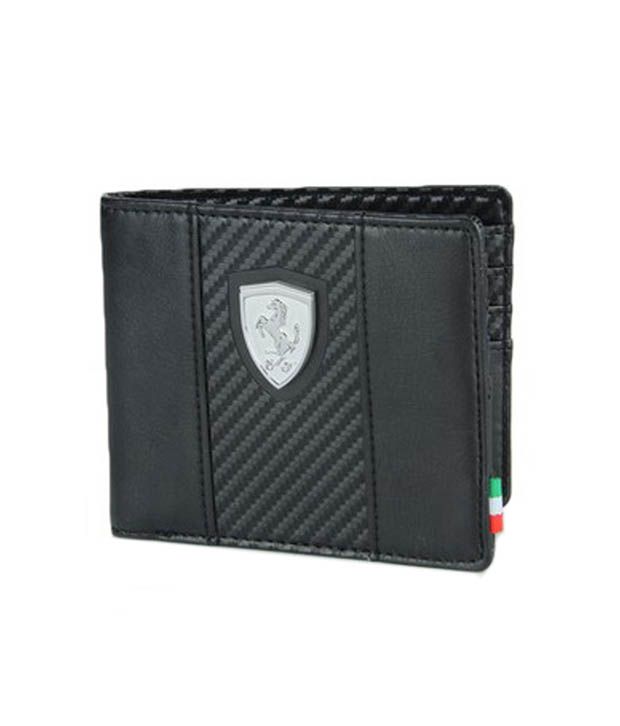 Puma Mens Black Ferrari Wallet: Buy 