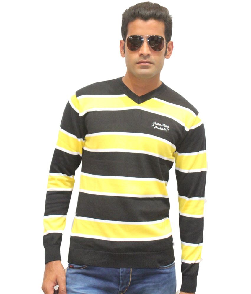 yellow full sleeves t shirt