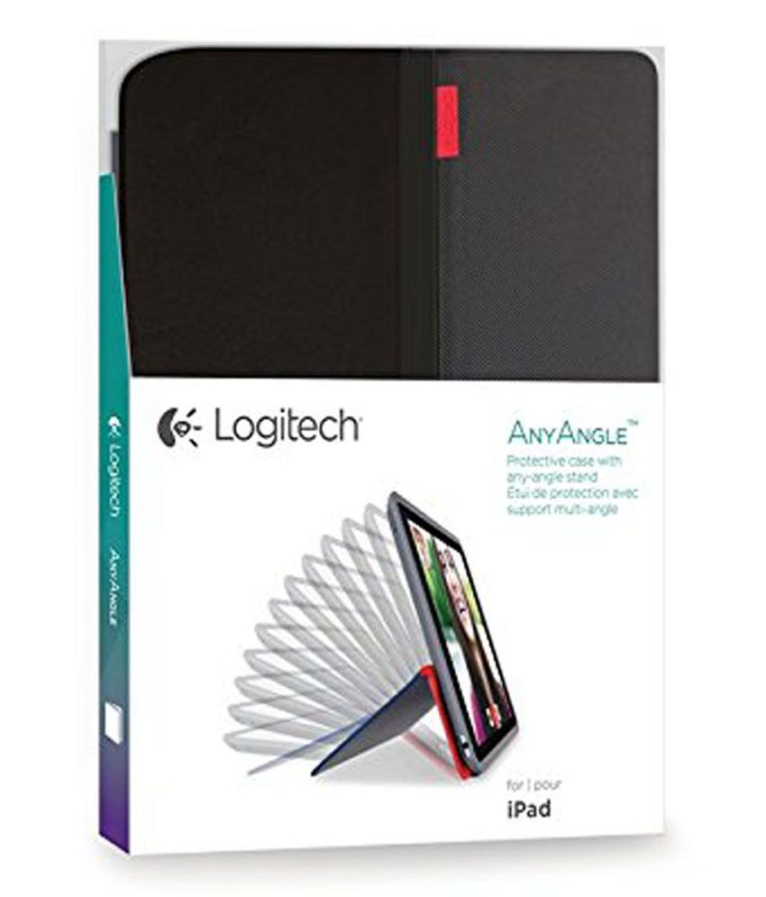 Logitech Any Angle Protective Case Stand For Ipad Air 2 Black Cases