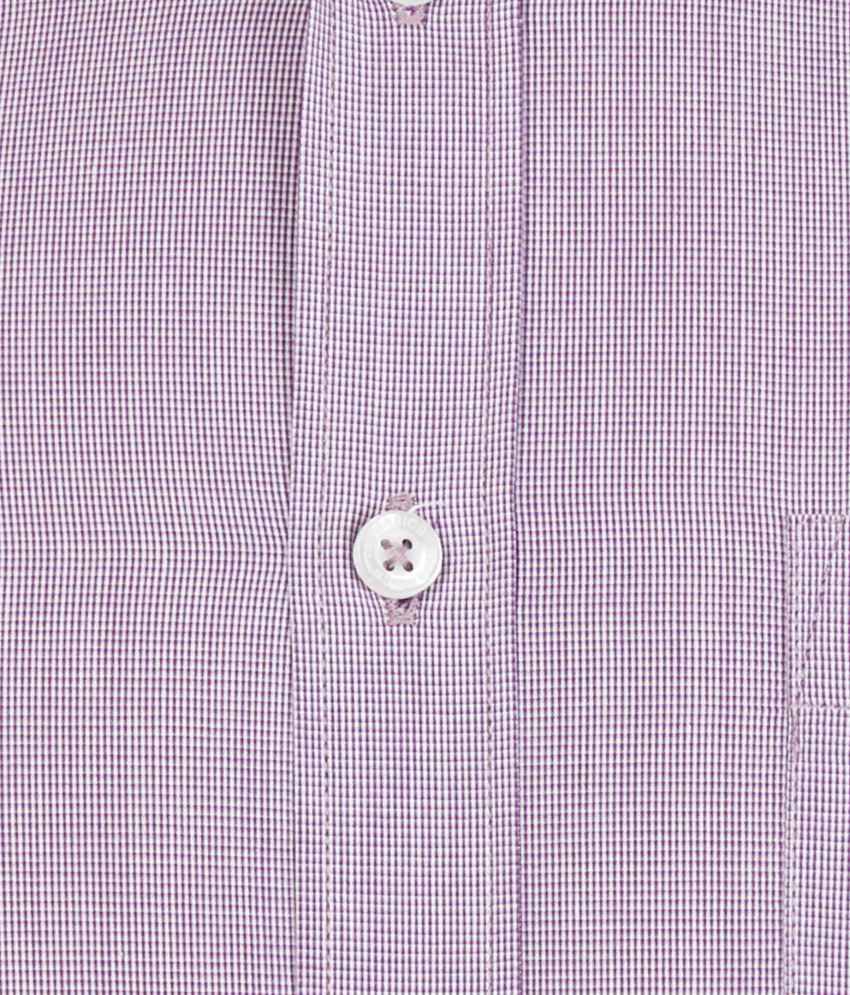 Basics Purple Checks Formal Shirt - Buy Basics Purple Checks Formal ...