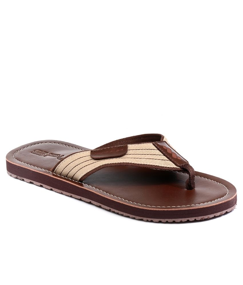 Buy Spunk Brown Classic Slippers Online 