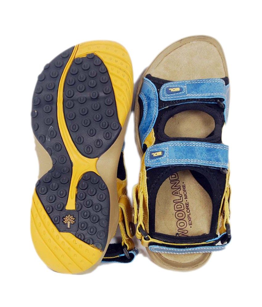 Woodland Blue Nubuck Sandals Art NGD1033111BLUE - Buy Woodland Blue Nubuck Sandals Art 
