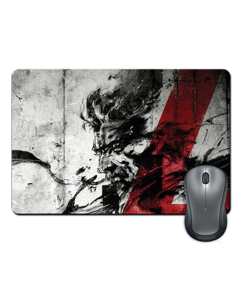     			ShopMantra Anti-slip Rubber Base Metal Gear Four Gaming Character Design Mouse Pad