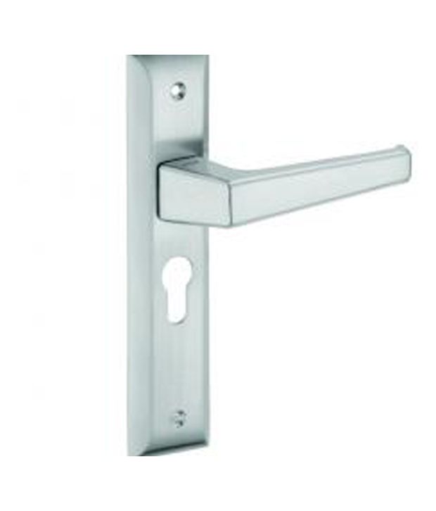 Buy Dorset Silver Satin Zinc Atina Main Door Lock 8 Inch Online