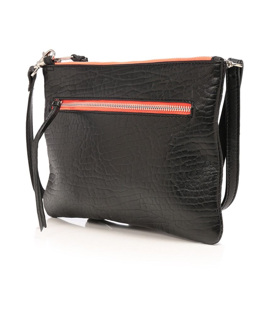 vero moda black sling bolsa