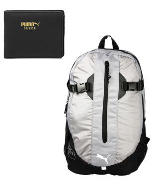 puma silver backpack