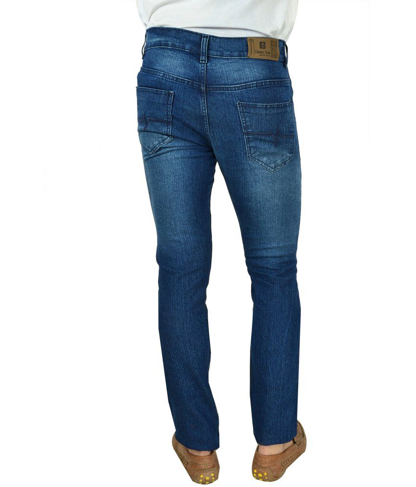 Cosmo Club Skinny Fit Blue Jeans - Buy Cosmo Club Skinny Fit Blue Jeans ...
