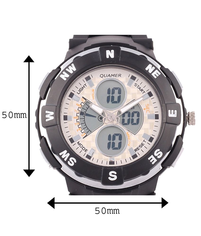 Quamer Dual Time Multifuntion Men's Sports Watch Buy Quamer Dual