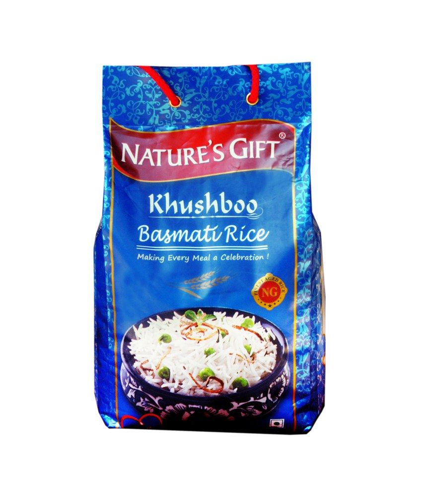 Nature's Gift Khushboo Basmati Rice Packet of 5Kg Buy Nature's Gift