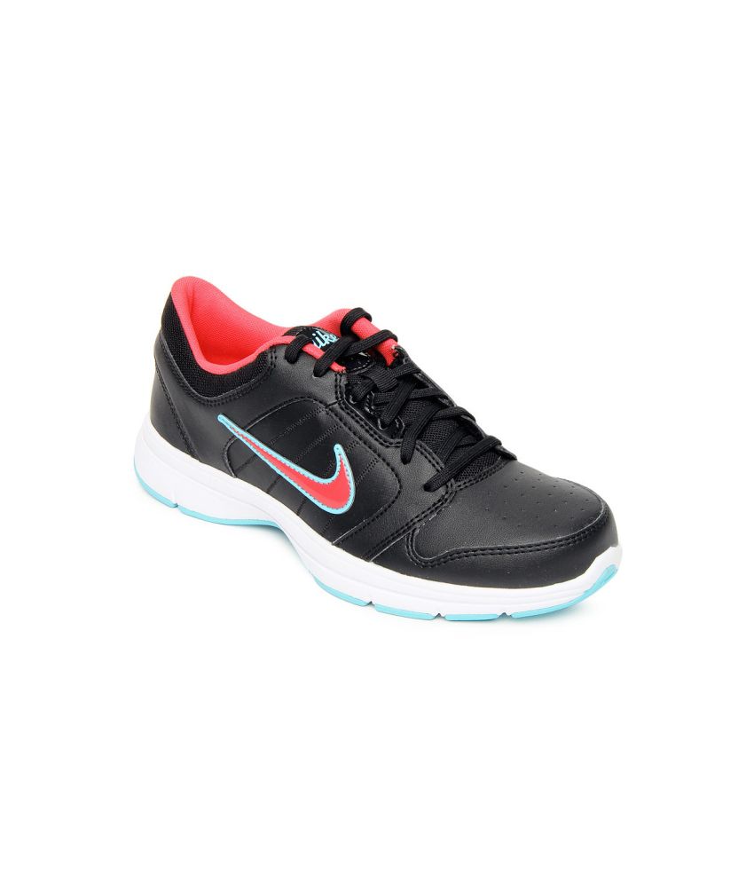 Nike Black Synthetic Leather Women Running Shoe Price in India- Buy Nike Black Synthetic Leather ...