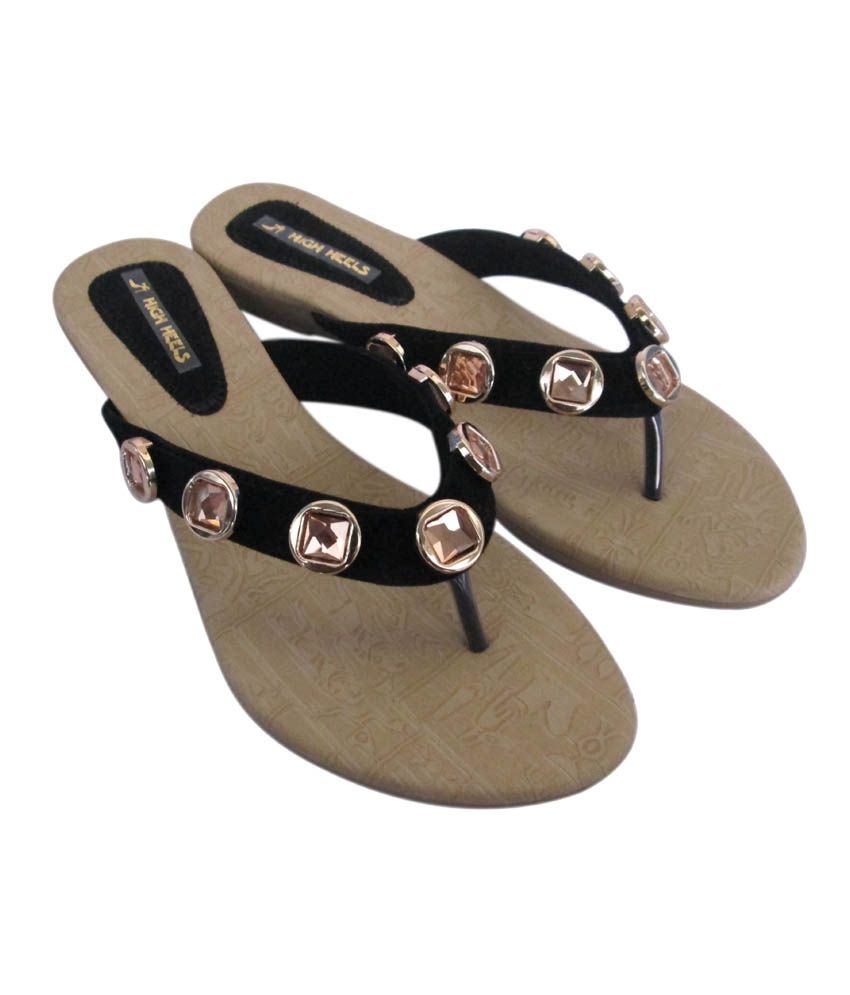 black open toe heeled sandals
