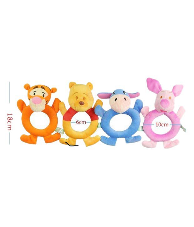 Kuhu Creations Winnie The Pooh Cartoon Characters Soft Toys - Set of 4 -  Buy Kuhu Creations Winnie The Pooh Cartoon Characters Soft Toys - Set of 4  Online at Low Price - Snapdeal