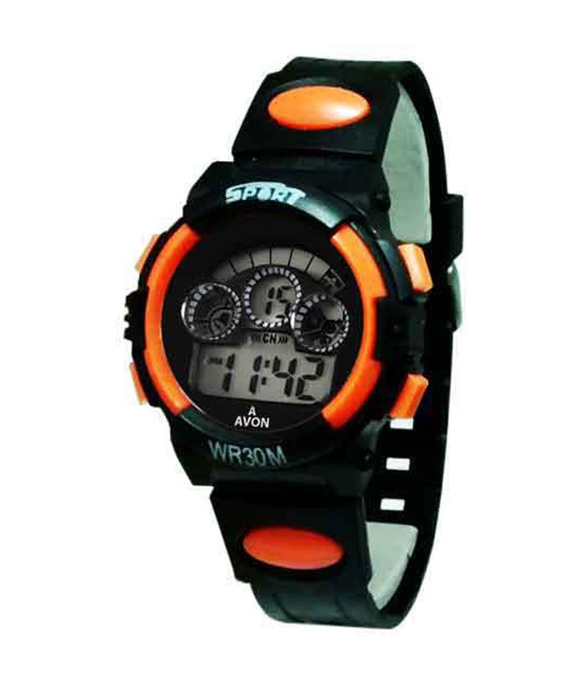 A Avon Black PU Digital Watch - Buy A Avon Black PU Digital Watch ...