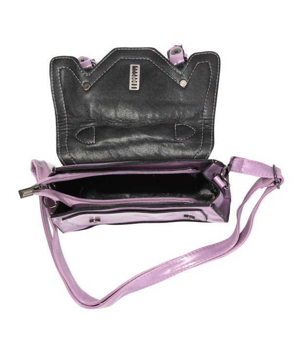 purple cross body bag