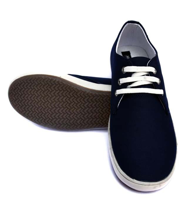 M & M Navy Casual Shoes - Buy M & M Navy Casual Shoes Online at Best ...
