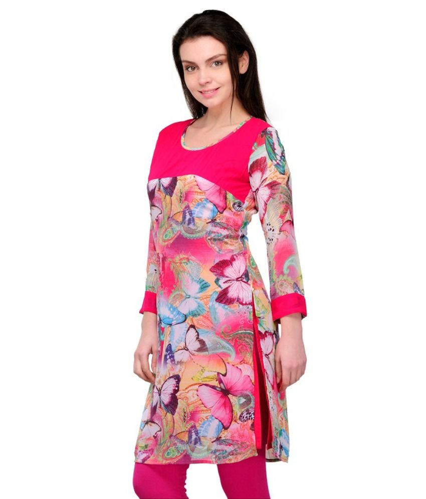 Inborn Butterfly Printed Kurti Buy Inborn Butterfly Printed Kurti