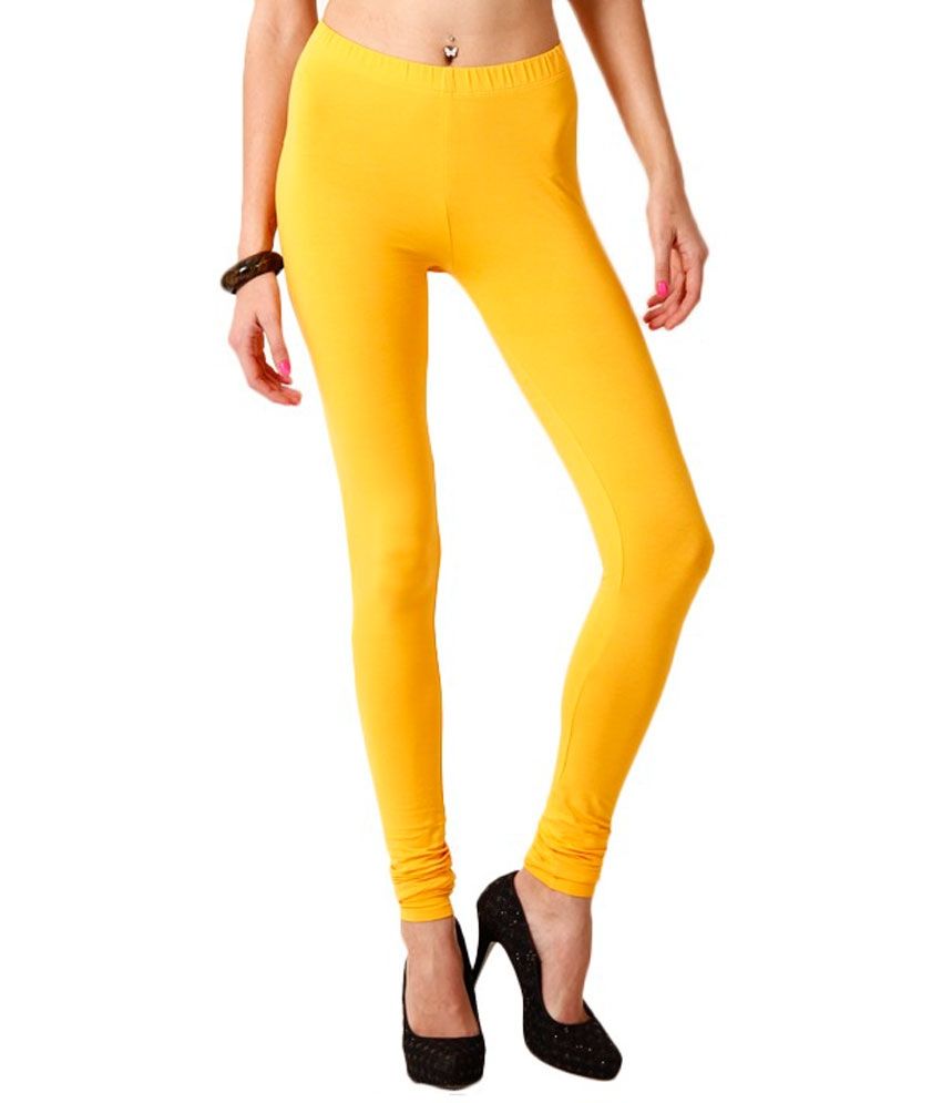 yellow leggings with pockets