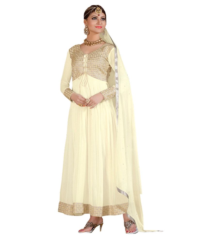 white ethnic wear