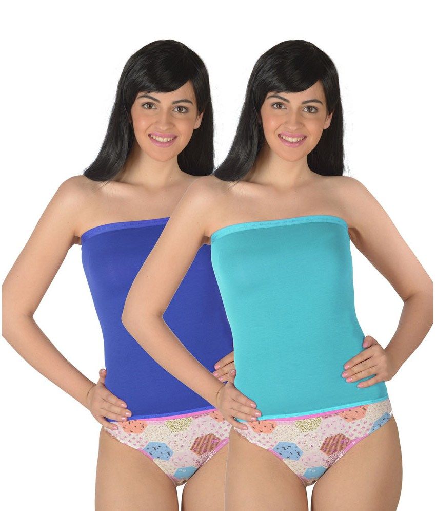     			Selfcare Multi Color  Camisoles Pack of 2