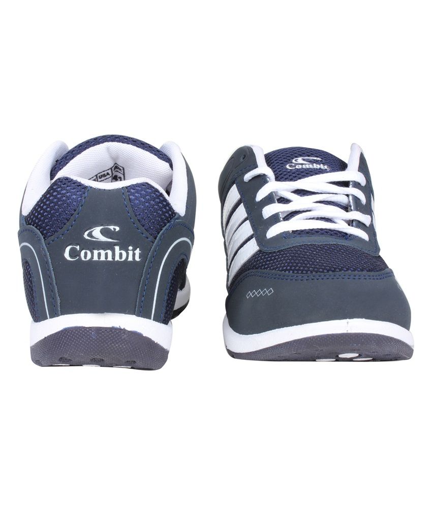 Combit Navy Synthetic Leather Running Sport Shoes For Men Buy Combit