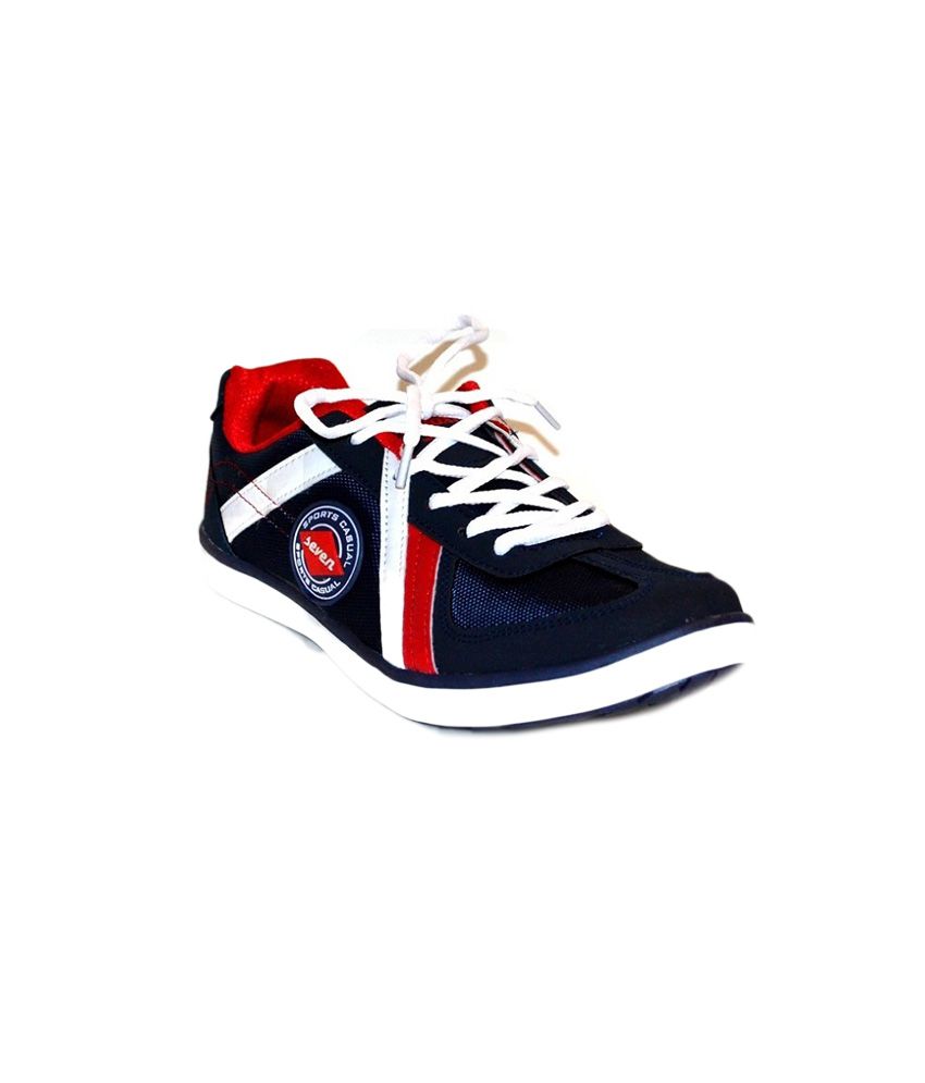 Addoxy Blue and Red Sports Shoes - Buy 