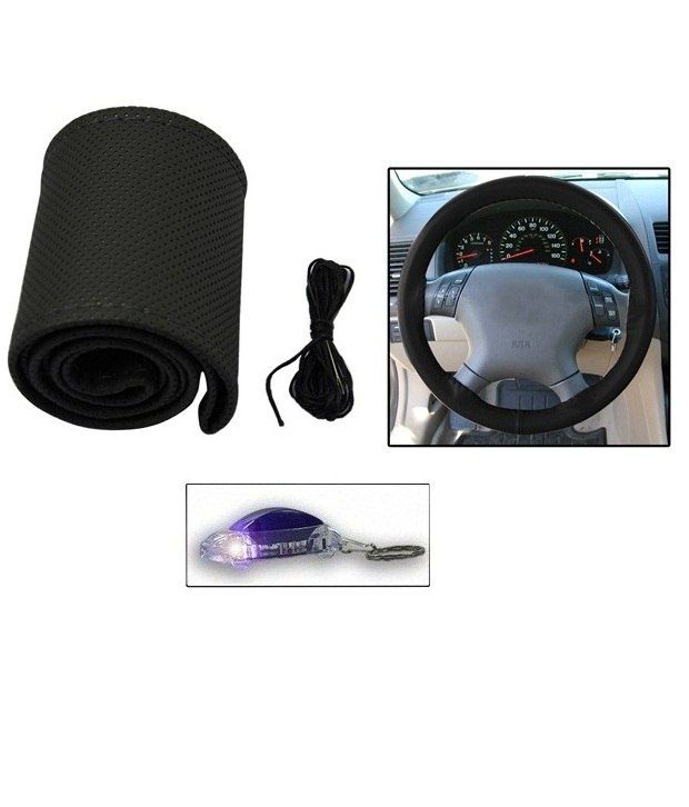 Uneestore Stitchable Leather Steering Wheel Cover Grip For Ritz Buy
