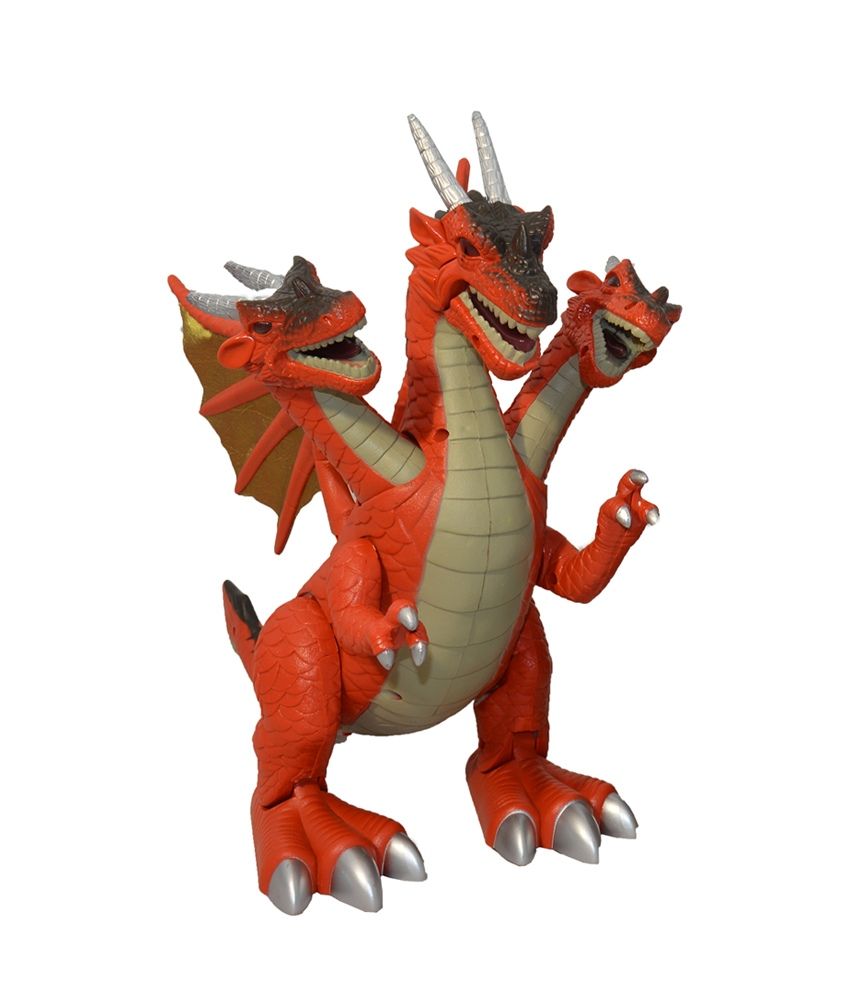 dinosaur with three heads