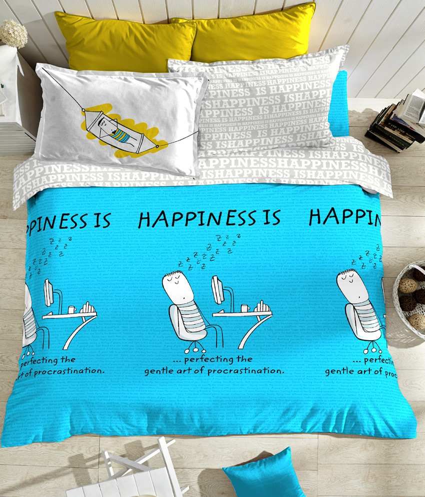 Bed Sheet With 2 Pillow Covers 