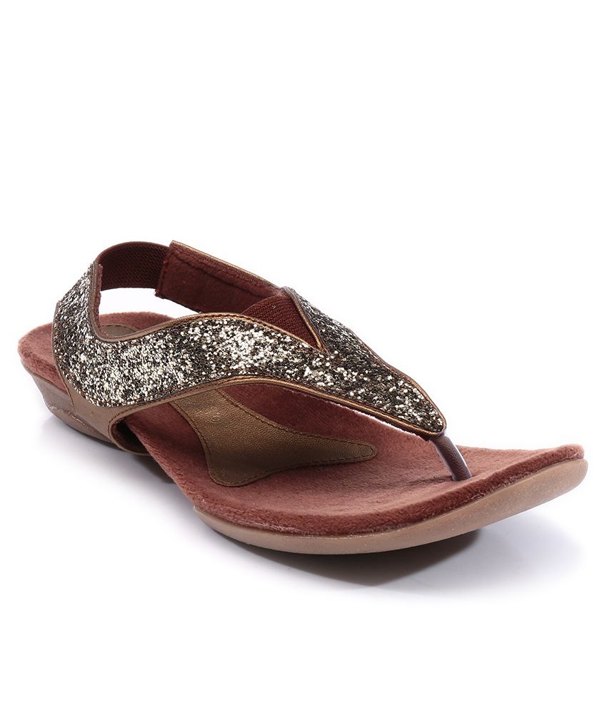 bronze flats for women