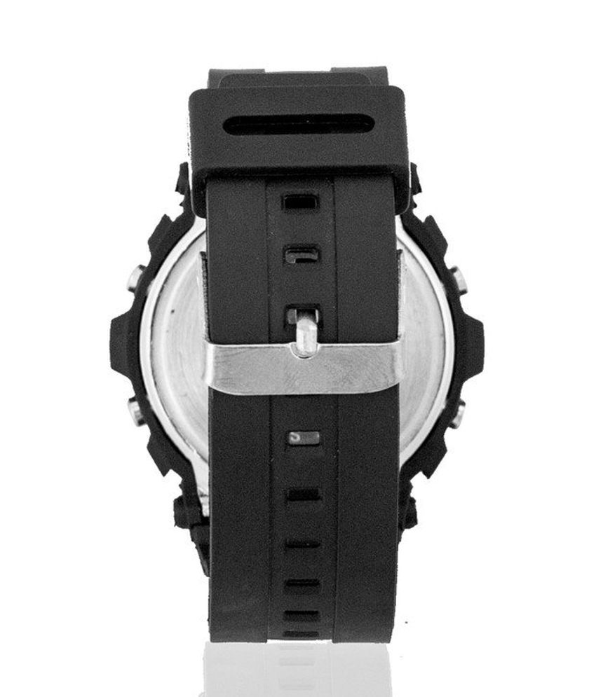 Mtg Black PU Belt Round Watches Price in India Buy Mtg Black PU Belt