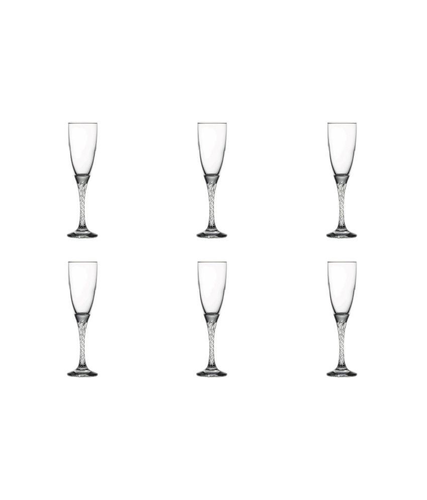 Pasabahce Twist Champagne Glass: Buy Online at Best Price in India - Snapdeal
