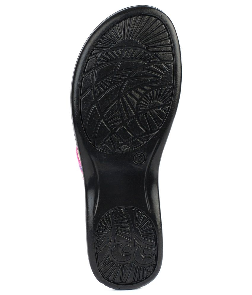 Pu Mount Pink Stylist Chappal For Ladies Price in India- Buy Pu Mount Pink Stylist Chappal For 
