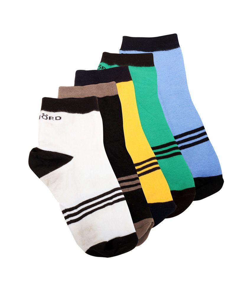 Lefjord Men Cotton Socks - Combo Of 5: Buy Online at Low Price in India ...