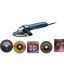 BOSCH GWS 6 100 Professional 670 Watts Angle Grinder Mini with 5 Pcs of wheels