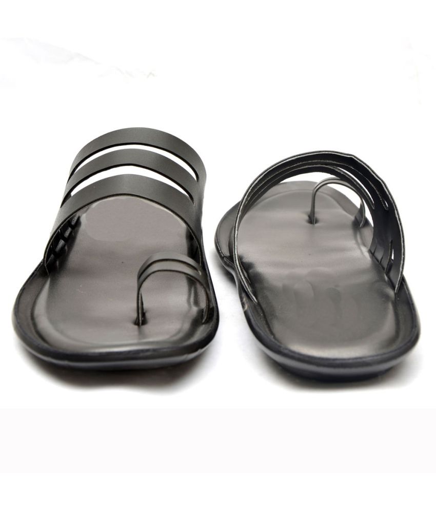 Easy Walk Black Slippers Price in India 