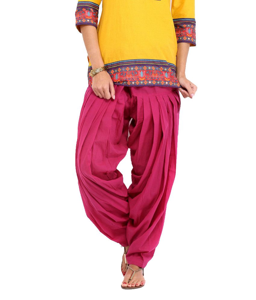 E'hoise Pink Patialas Price in India Buy E'hoise Pink