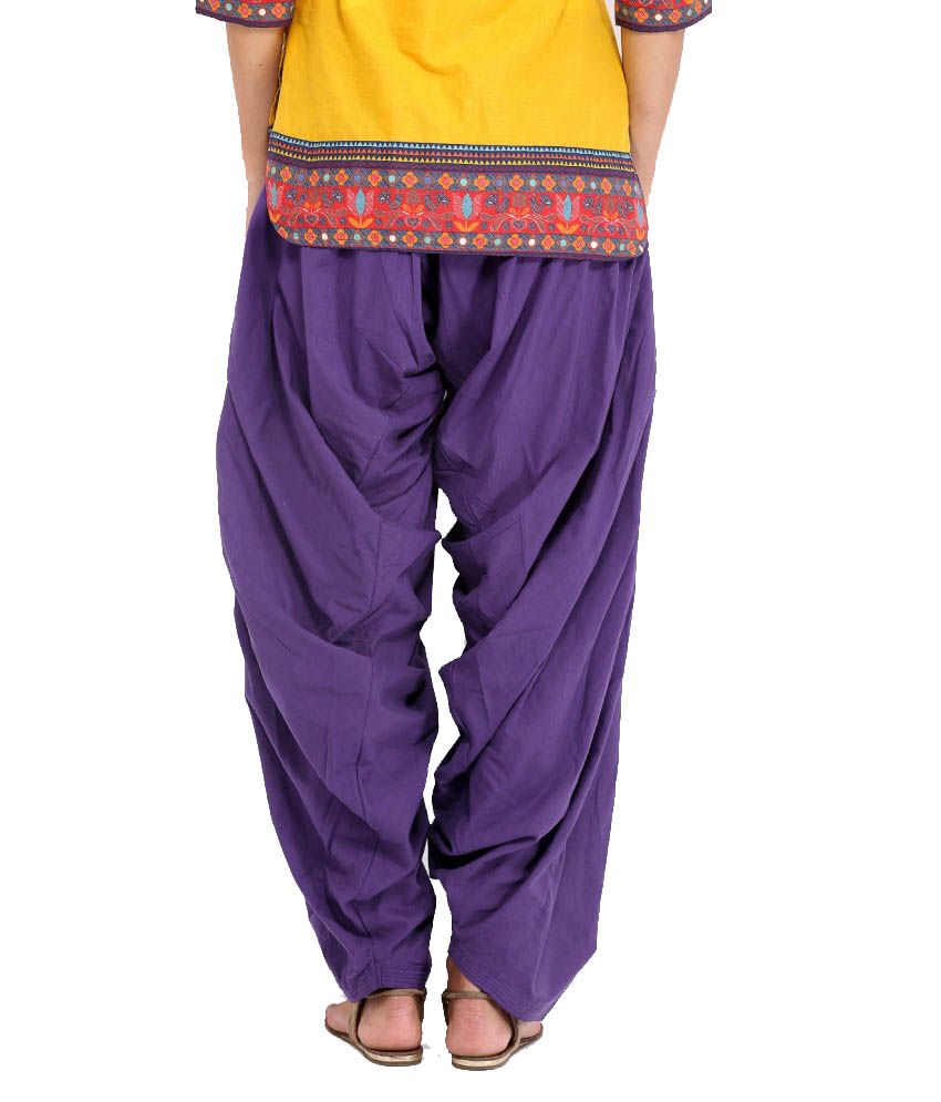 E'hoise Purple Patialas Price in India - Buy E'hoise Purple Patialas ...