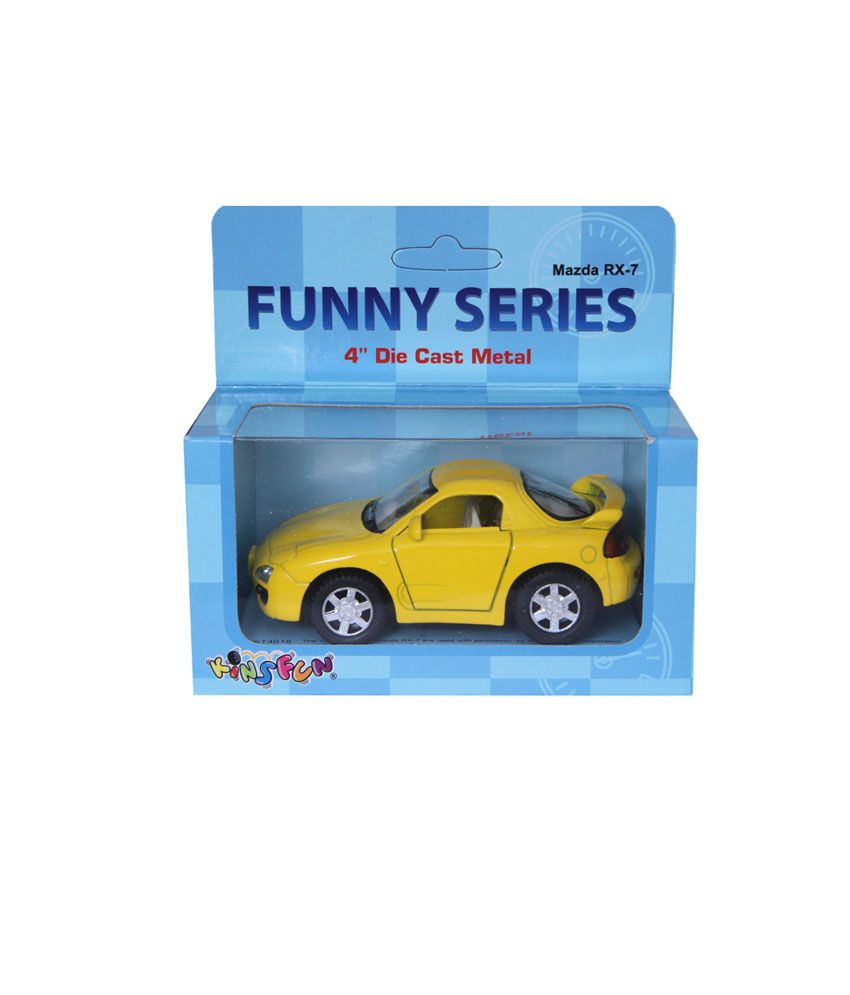 Kinsmart Die-Cast Metal Mazda RX-7 Funny Yellow - Buy Kinsmart Die-Cast  Metal Mazda RX-7 Funny Yellow Online at Low Price - Snapdeal