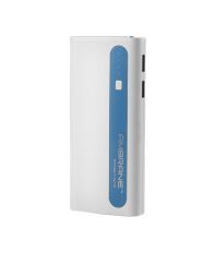 Ambrane 13000mAh Power Bank - White and Blue - for iOS and Android Devices