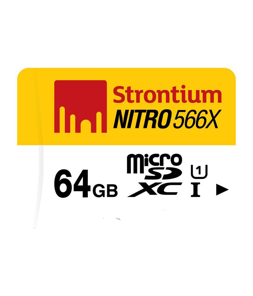     			Strontium 64 GB Nitro 566X (85MB/S) Memory Card