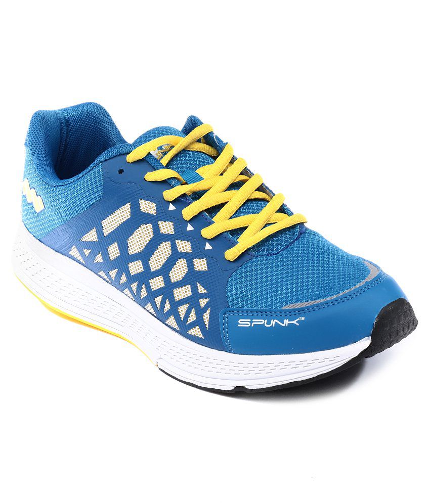 Spunk Lt Blue/Yellow Running Shoes - Buy Spunk Lt Blue/Yellow Running ...