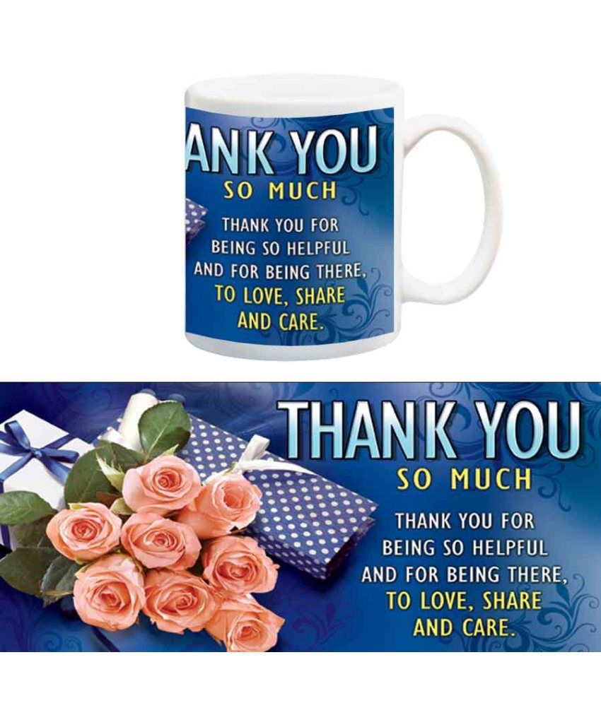 Tia Creation Thank You So Much Gift Mug Buy Online At Best Price In India Snapdeal