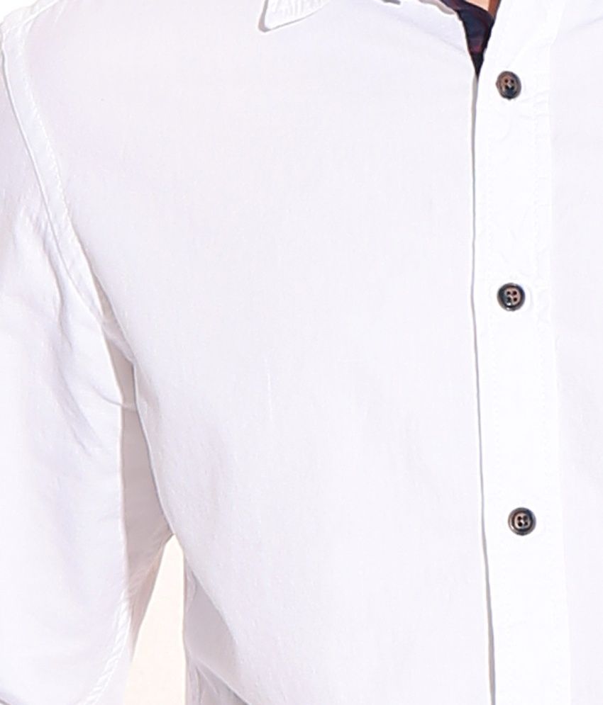 indian terrain white linen shirts