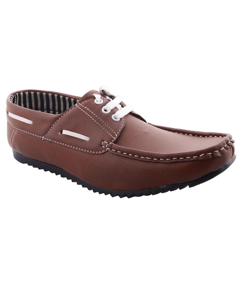 99 Moves Men's Mild Leather Cherry Casual Shoes - Buy 99 Moves Men's ...